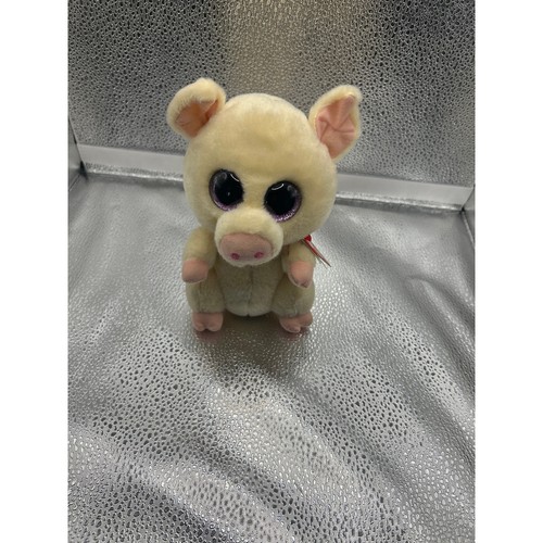 Ty Beanie Babies Plush Pig Stuffed Animal Vintage Small Pink