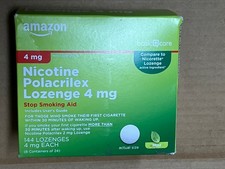 Nicotine Polacrilex Lozenges, 4 Mg, Mint Flavor 144 Ct Stop Smoking Aid