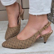 Gucci Charlotte GG Kitten Heels EU 36.5 UK 3.5