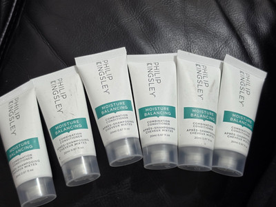 6 x Philip Kingsley Moisture Balancing Shampoo & Conditioner 20ml