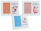 Novelty Photo Frame 6x4 Funny Farm Animal Pig Cow Sheep Family Friend Joke Gift