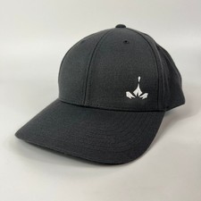 Yupoong Classics Mens Baseball Cap Embroidered Black Adjustable Hat Acrylic Wool