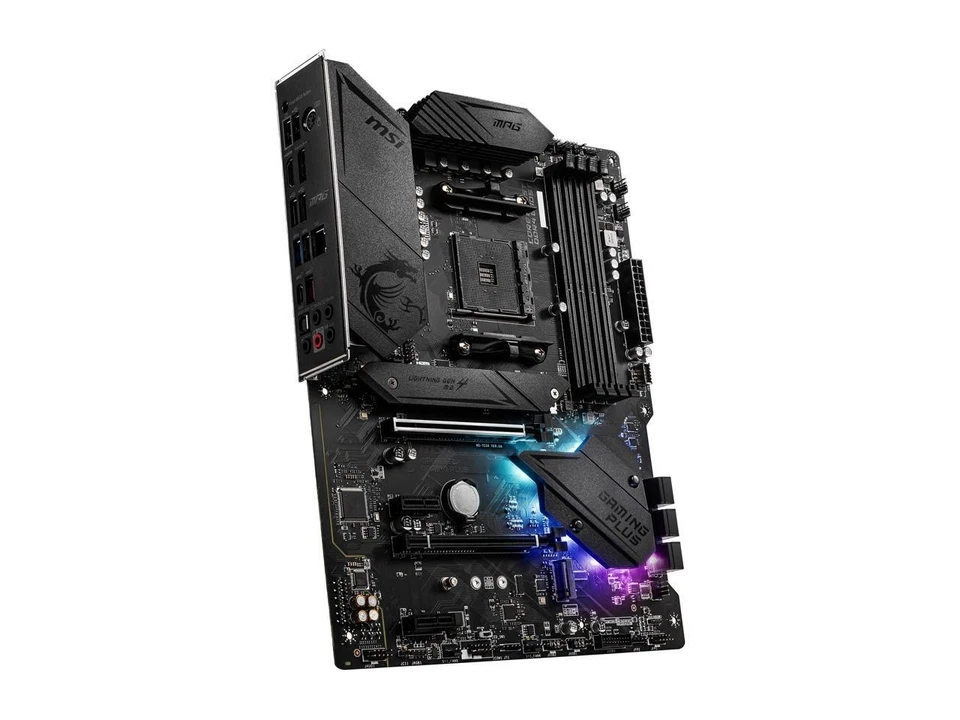 MSI MPG B550 GAMING PLUS AM4 AMD B550 USB 3.0 ATX AMD Motherboard - Image 4 of 4