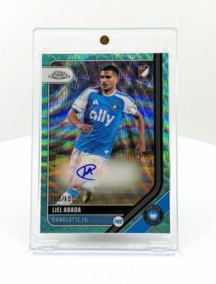 Topps Chrome MLS Liel Abada Charlotte FC AUTO Chrome Autograph 119/199 #CA-LA