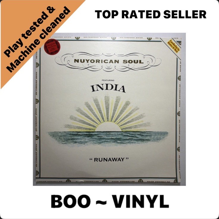 Nuyorican Soul Ft. India - Runaway 12"" Vinyl VG  1997 Deep House Anthem EX / EX