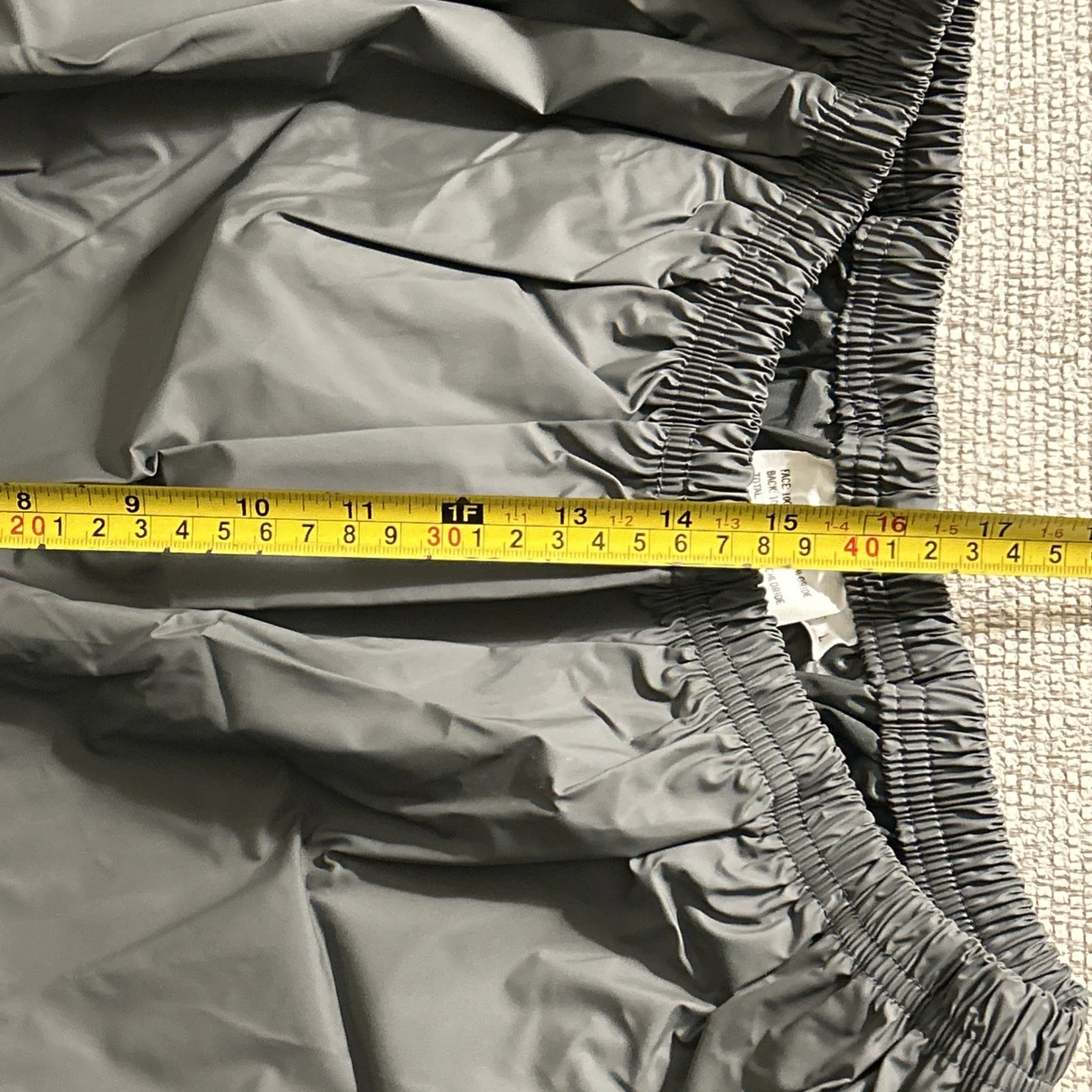 Stearns Rain Jacket/Pants Mens Large Gray Hooded Dry Wear Waterproof PVC Nylon image 18