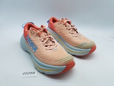 Hoka One One Bondi X Women's Size 9.5 B (Medium) Running Shoes Peach Parfait