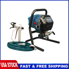 2900PSI Stand Airless Paint Sprayer Electric 0.39GPM Handheld w/ Rod & Kits