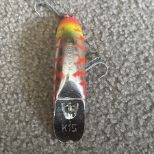 Vintage Luhr Jensen Kwikfish K15 Pre-Rapala Flame Thrower USA Made Salmon Slayer