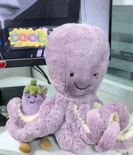 Adorable Jellycat Maya Octopus Plush, Super Soft Purple Cuddle Buddy