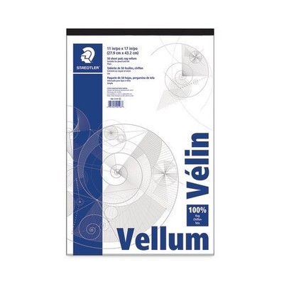 Staedtler Mars Translucent Vellum Art and Drafting Paper, 11 x 17, 50/Pad