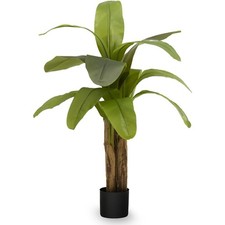 Maia Shop 4ft Artificial Banana Tree, Fake Plants for Home Decor