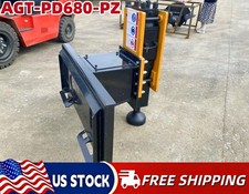 AGT PD680-PZ Hydraulic Skid Steer Post Driver Standard Skid Steer Attachment