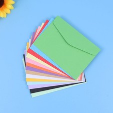 100 Pcs Mini Envelope Candy Colors Blank Envelopes Colored Small