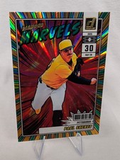 2025 Donruss Paul Skenes #1 Diamond Marvels - Green Laser - Pittsburgh Pirates