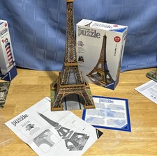 Ravensburger La Tour Eiffel Tower Paris, 3D Puzzle, 216 Pieces, Durable Plastic