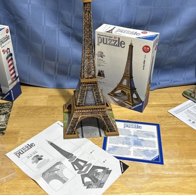 Ravensburger La Tour Eiffel Tower Paris, 3D Puzzle, 216 Pieces, Durable Plastic