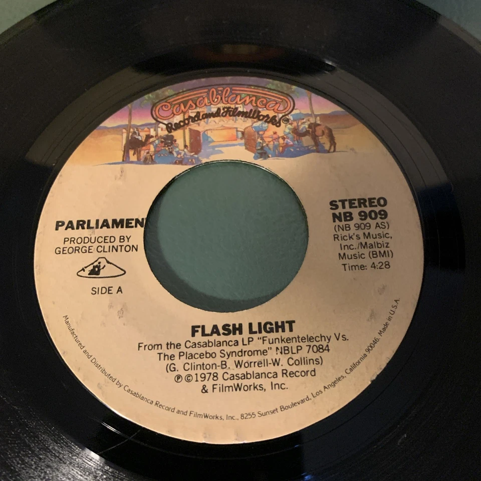 PARLIAMENT Tear The Roof Off The Sucker / P. Funk  & Flash Light 45 Lot x2 Foto 4 de 4