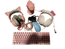 Pink Gaming Bundle Glorious GMMK Keyboard Raz...