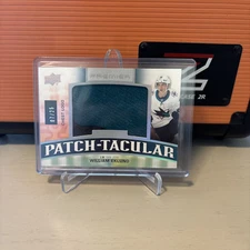 21-22 Premier Hockey Rookie Patch-Tacular Chest Logo William Eklund (07/25)