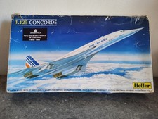 MAQUETTE AVION HELLER 1/125 Concorde british airways EUR