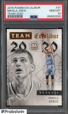 #2 2015 Panini Excalibur Team 2020 #37 Nikola Jokic Nuggets RC Rookie PSA 10