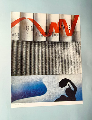 GITANES CIGARETTES CLIPPING ADVERTISING ADVERT ADVERTISING MAGAZINE