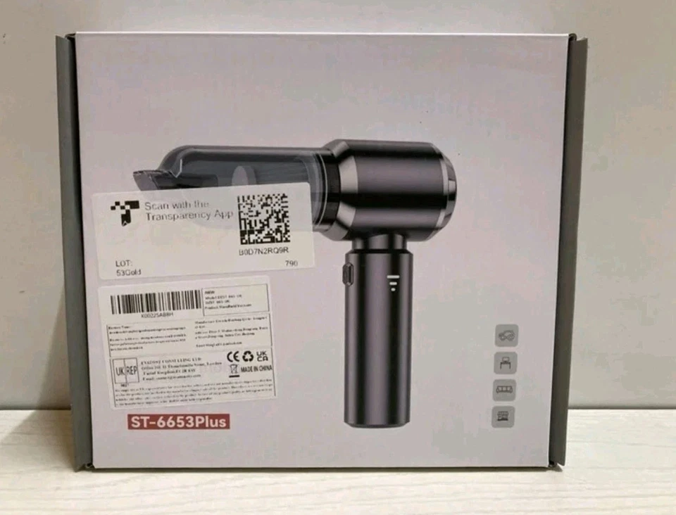 Powerful Car Vacuum Cleaner Wet/Dry Cordless Strong Suction Handheld Cleaning uk - Image 3 of 3