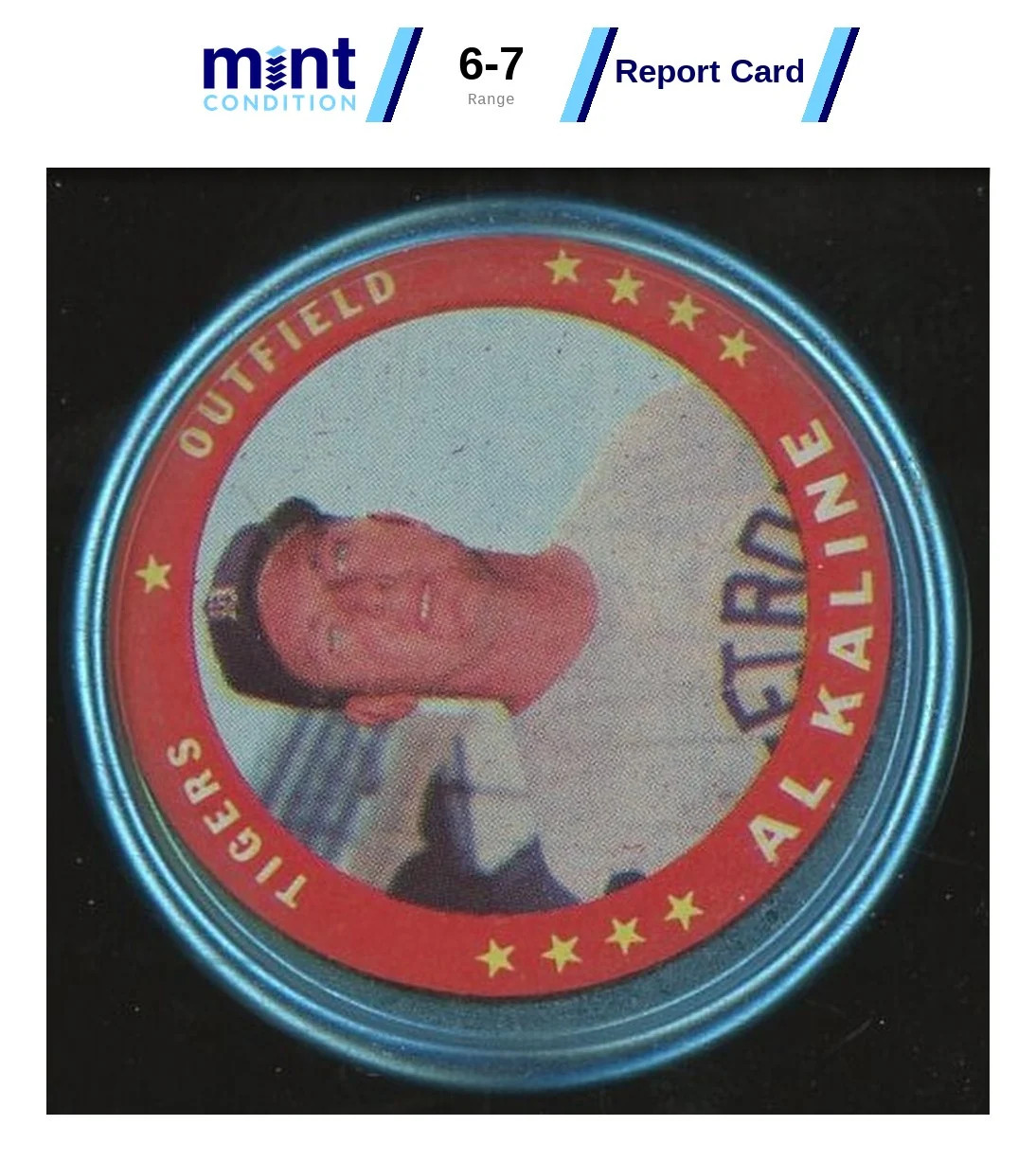 Al Kaline #7 1997 Topps Stars Baseball Rookie Reprints