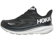 Hoka One One Mens Clifton 9 Shoes Sizes 8.5-12 Black/White 1127895-BWHT