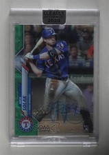 2020 Topps Clearly Authentic Auto Green 14/99 Nick Solak #CCA-NS Auto x5u