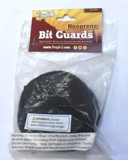 EquiRoyal Quitare Neoprene Bit Guards Black 2 Piece Set 24-244 Quick Grip