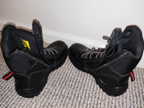 Groundwork Unisex Steel Toe Cap Boots, Black, Mens Size 6, Woman's Size 8, Good - Picture 7 of 10