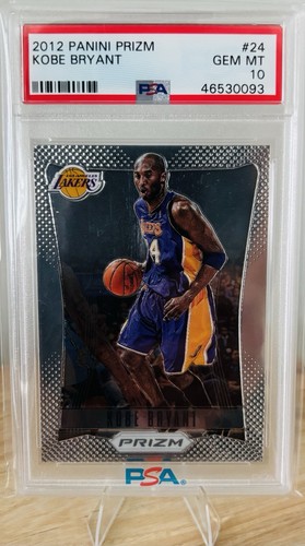 Kobe Bryant 2012 Prizm #24 Base PSA 10 Gem MT Lakers 1st Year Prizm 💎🔥💎