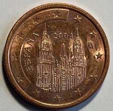 Spain 5 Cents 2004 - Cathedral of Santiago de Compostela