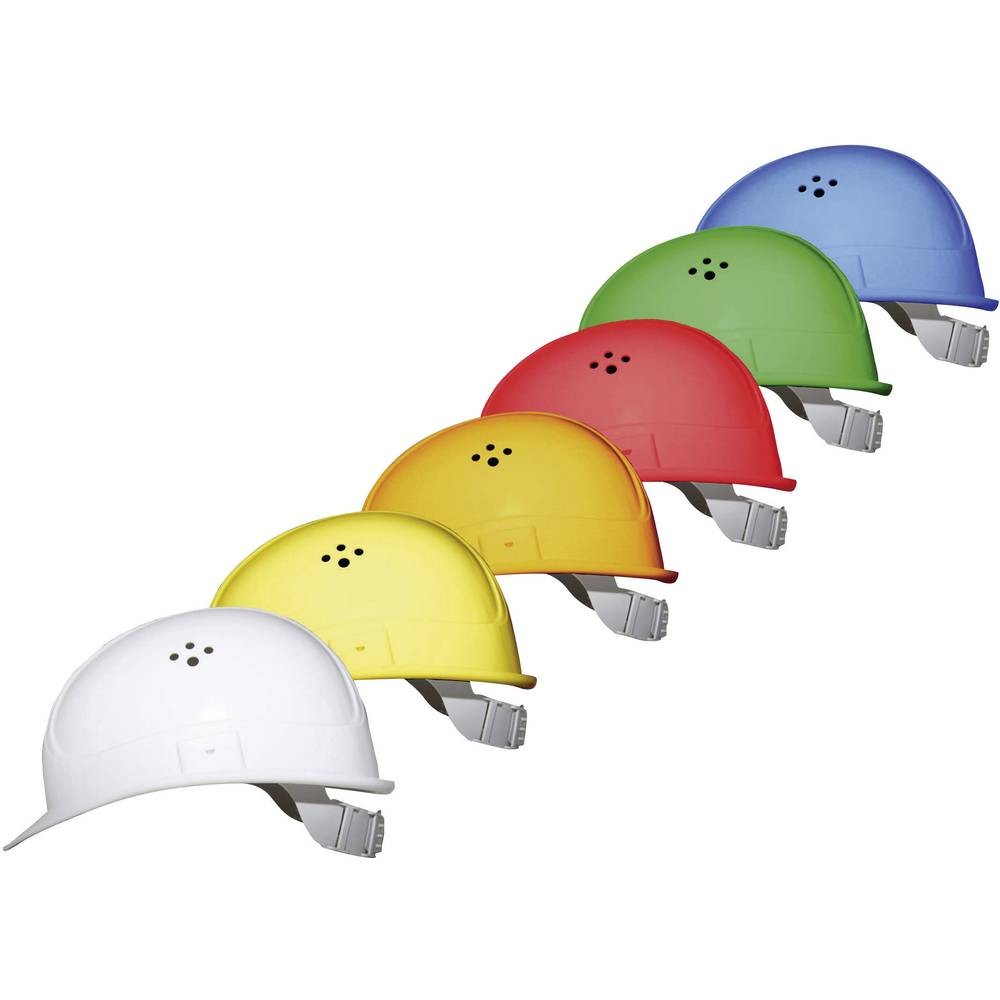 Casques de protection chantier Voss 2681 norme EN 397 EPI de sécurité industrie bleu