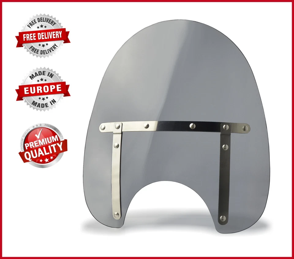 YAMAHA VIRAGO XV 125 250 400 500 535 750 1000 1100 PARE-BRISE CHOPPER ÉCRAN - Photo 1/4