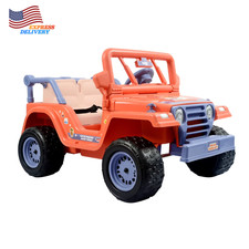 12V 4-Wheeler Ride-On Battery Powered Car for Kids with Sounds Ages 3 