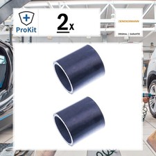 2x ORIGINAL® Denckermann Ladeluftschlauch Links, Rechts für Audi A4 B8 Avant