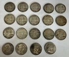 Lot of 19 Ben Franklin Silver Half Dollars 1948-1963
