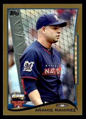 2014 Topps Update #US-18 Aramis Ramirez Gold #/2014