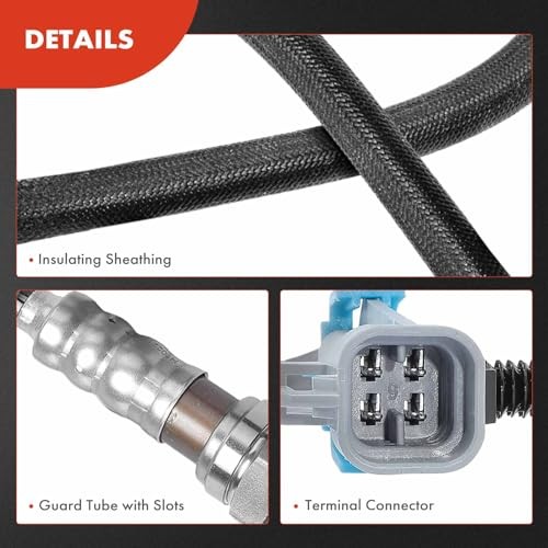 4Pcs O2 Oxygen Sensor Upstream and Downstream Compatible with Cadillac ...