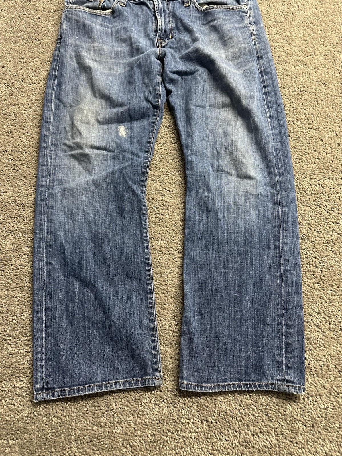AG Adriano Goldschmied Jeans Mens 36x32 Blue The Protege Straight Leg Denim USA thumbnail 2