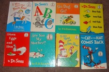 8 Dr Seuss books Hardcover Books collection kids very GOOD