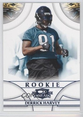 2008 Donruss Threads Blue Century Proof /350 Derrick Harvey #177 Rookie RC 0m8