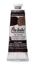 Grumbacher Pre-Tested Oil Paint, 37ml/1.25 Ounce, Raw Umber P172G 