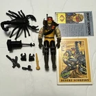 1991 Gi Joe Cobra 3.75" Desert Scorpion v1 Figure Desert Complete w/ Filecard