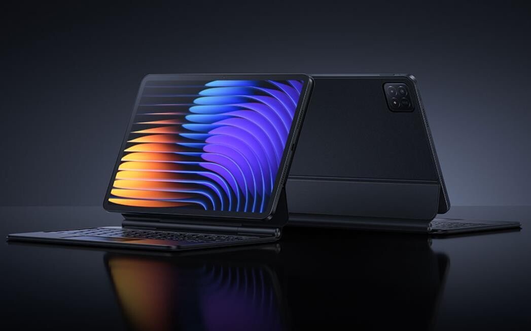Xiaomi Pad 7 Magnetic Floating Touch Keyboard Stand Flip Case With