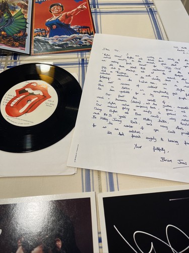 ROLLING STONES 20th ANNIVERSARY FAN CLUB COLLECTORS KIT COMPLETE w/ 7" RECORD - Bild 5 von 12