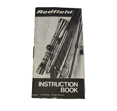 1974 Tiny IB74-1 Redfield Scope Owners Instruction Manual 11 pages 2''x4''